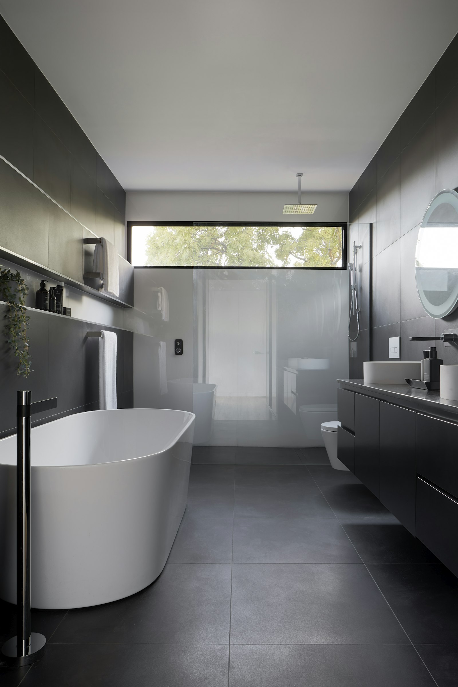 Bathroom lighting and extractor